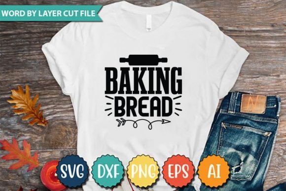 Baking Bread Graphics for T-Shirt Designs