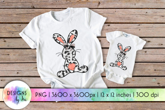 Easter Bunny Sublimation Leopard Bunny