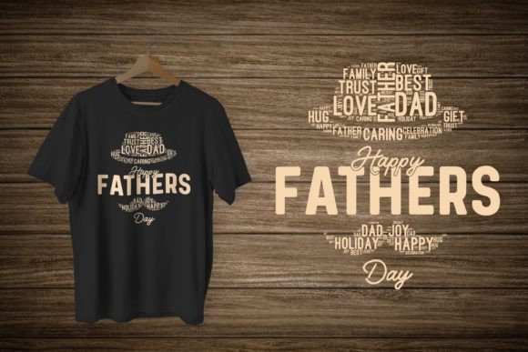 Happy Father’s Day Shape Cloud Graphics