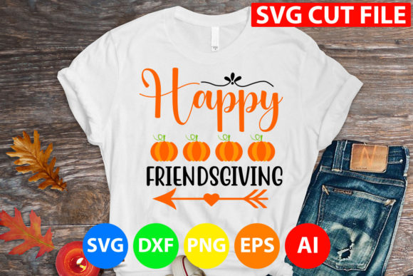 Happy Friendsgiving SVG