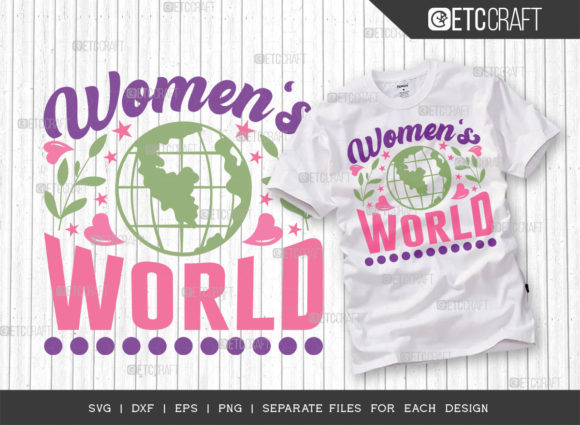 Happy Women’s Day SVG Cut File March 8 Graphics