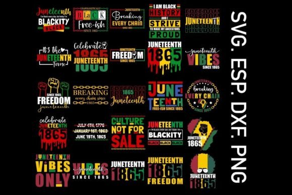 Juneteenth Bundle: Graphics & T-Shirt Designs
