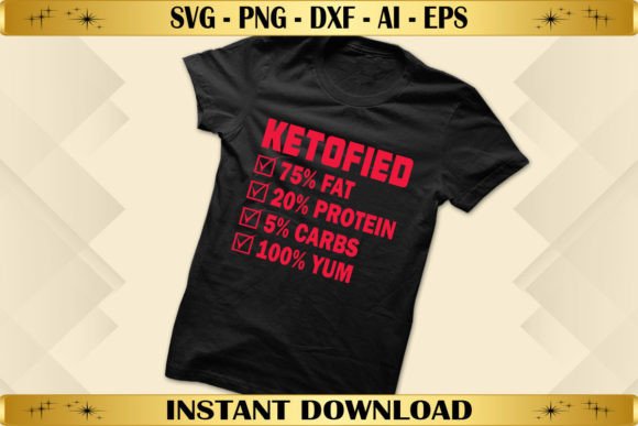Ketofied Graphics for T-Shirt Designs