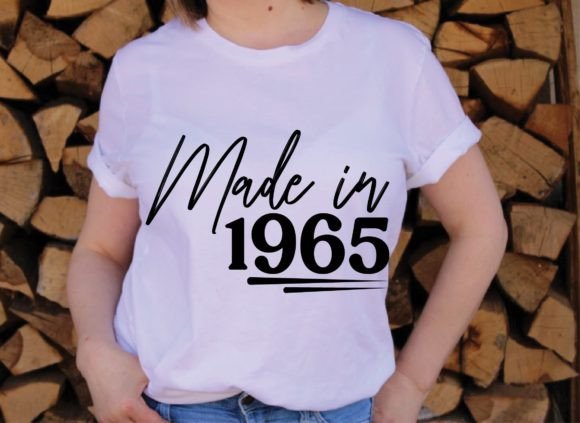 Made in 1965: Vintage Graphics for T-Shirt Designs