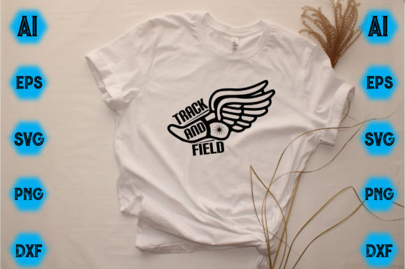 Track and Field Graphics for T-Shirt Designs